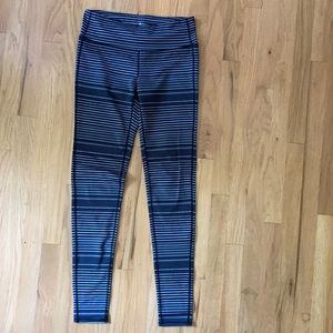 Athleta striped leggings